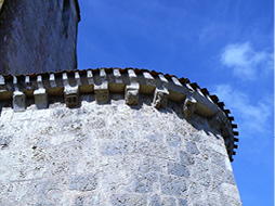 Détail architectural d’une église à la campagne