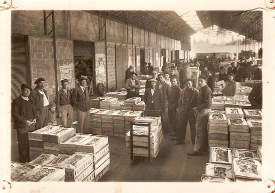 Halles aux chasselas, marché rural du 19ème siècle